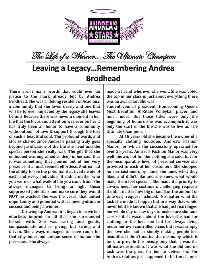 Remembering Amanda Brodhead
